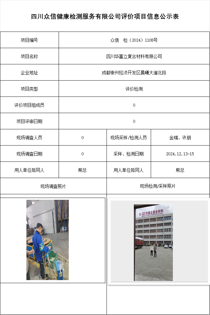 四川华富立复合材料有限公司