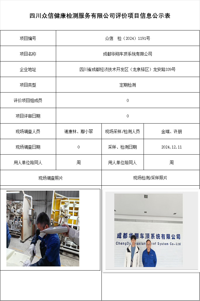成都华翔车顶系统有限公司