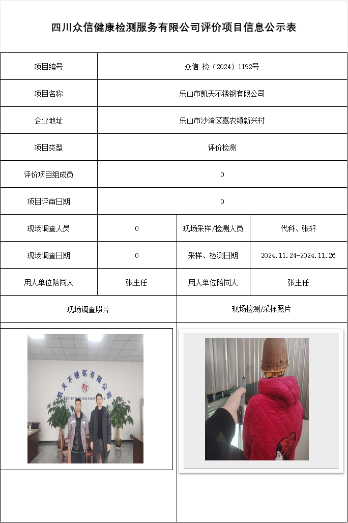 乐山市凯天不锈钢有限公司