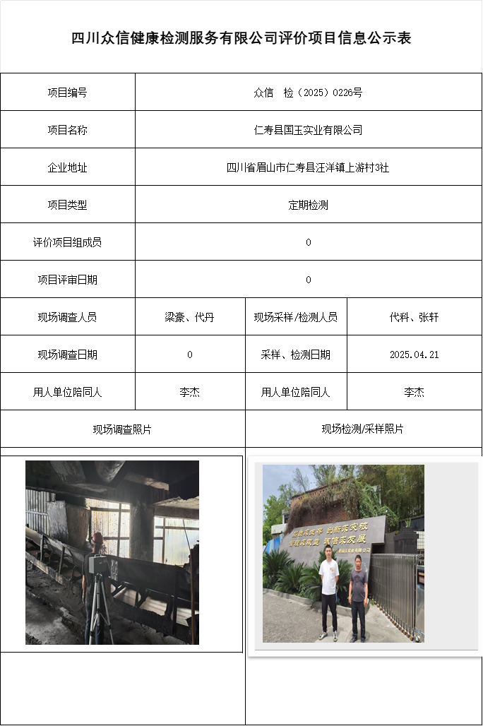 仁寿县国玉实业有限公司