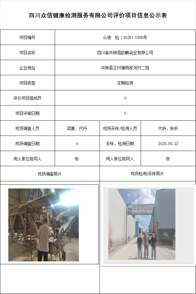 四川省井研县欧鹏瓷业有限公司