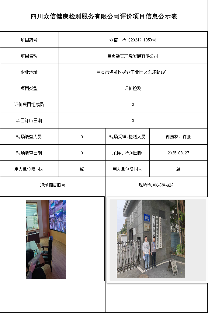 自贡晟安环境发展有限公司