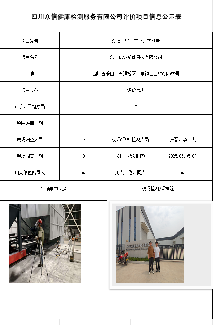 乐山亿诚聚鑫科技有限公司