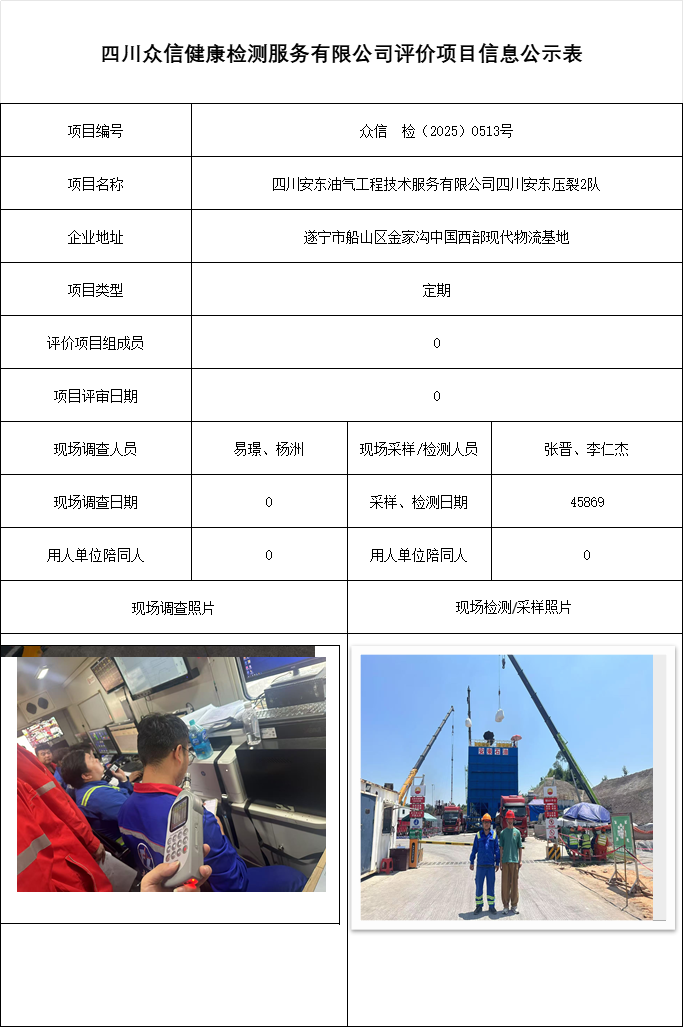 四川安东油气工程技术服务有限公司四川安东压裂2队