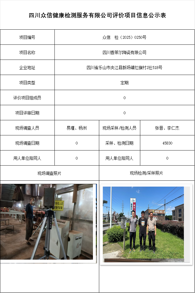 四川香莱尔陶瓷有限公司