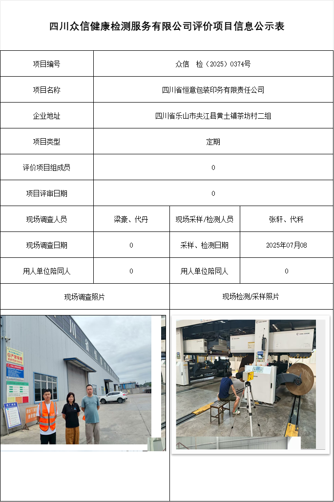 四川省恒意包装印务有限责任公司