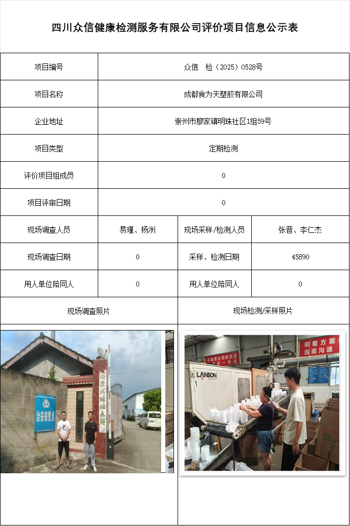 成都食为天塑胶有限公司