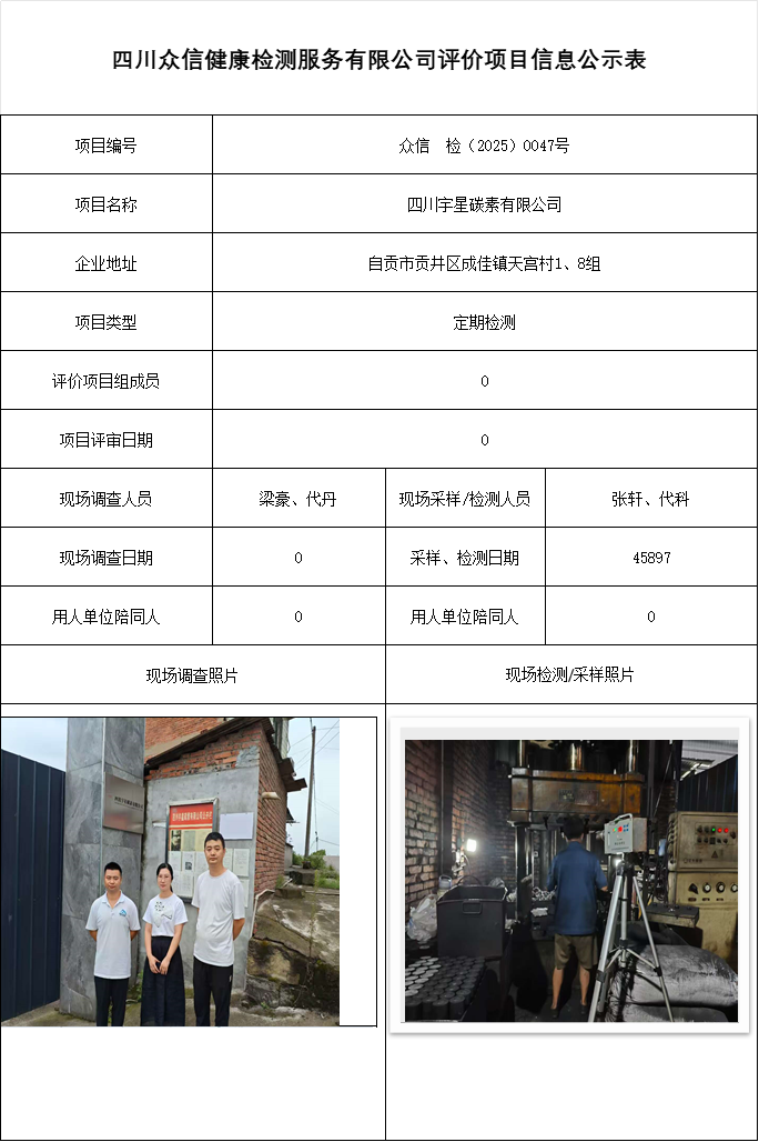 四川宇星碳素有限公司