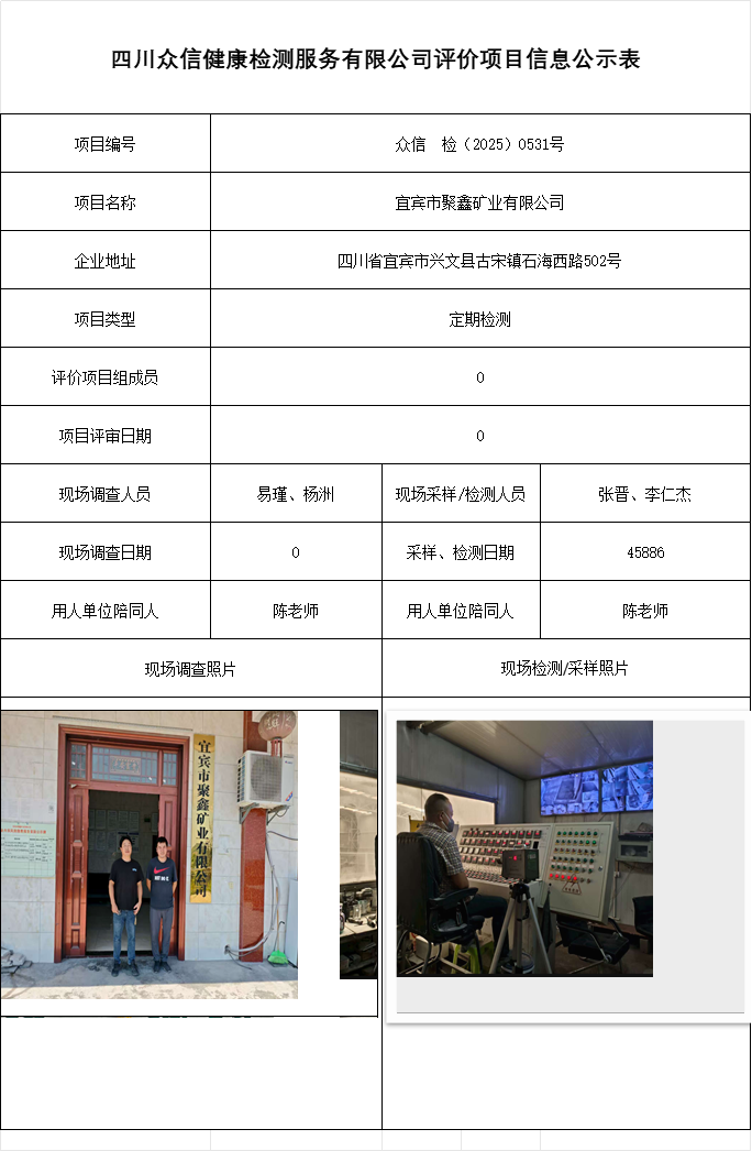 宜宾市聚鑫矿业有限公司